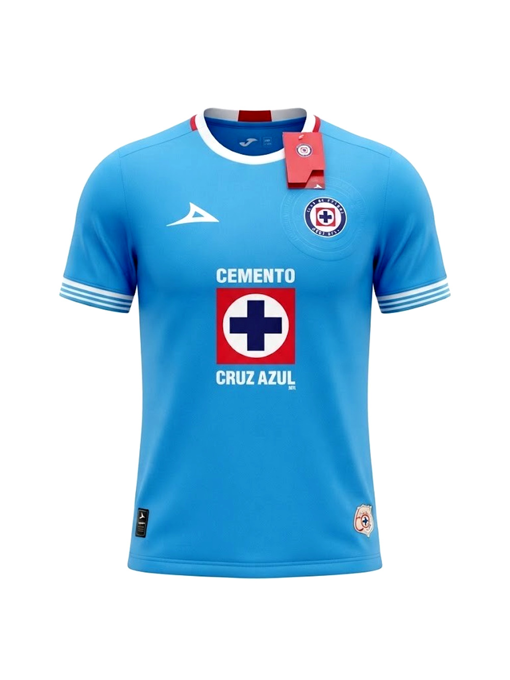 Cruz Azul Home Soccer Jersey 2024/2025 60th Anniversary Pirma Blue Size S - NWT